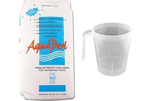 DISCOUNT POOL MART AquaPerl Perlite Filter Powder DE Alternative 12.5 lbs (Aquaperl/Filter Scoop)