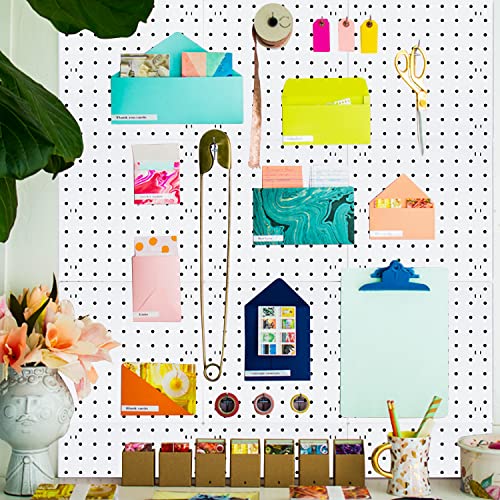 6Pcs Pegboard, Pegboard Wall Organizer, Mount Display Pegboard Kits fit