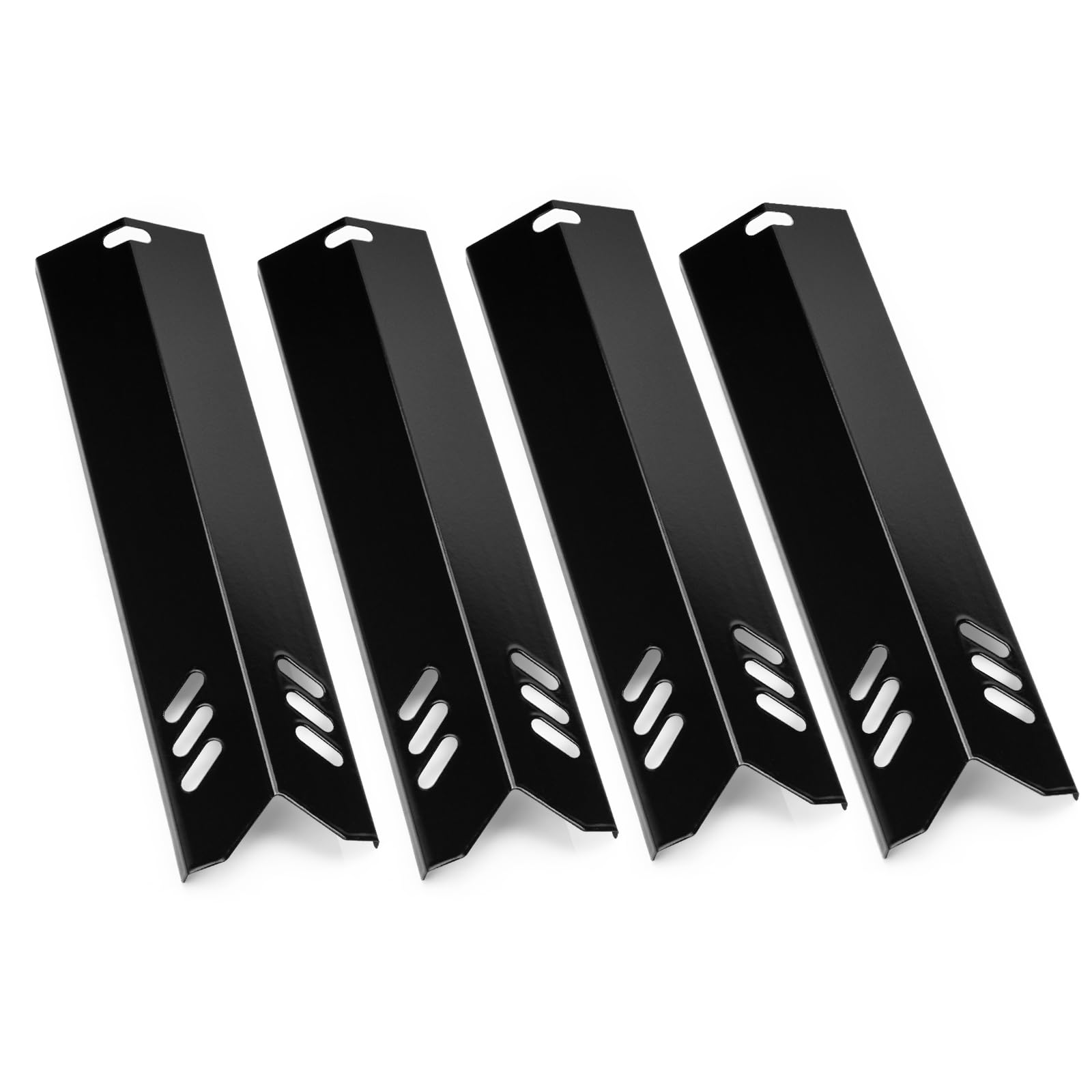 Photo 1 of 15 Inch Porcelain Grill Heat Shields Replacment for Dyna-Glo DGF510SBP, DGF493BNP, 4 Pack Barbeque Grill Heat Plates for Backyard Grill Replacement Parts BY15-101-001-02, BY13-101-001-13, GBC1460W