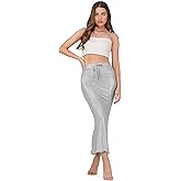 Sunehla Deal Shimmer Fabric Saree Shapewear Petticoat for Women, Skirts,Shape Wear Sari Silhouette With Adjustable Drawstring