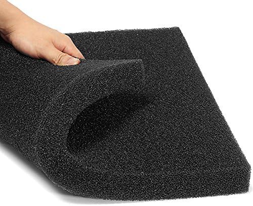 Naisicatar Aquarium Biochemical Cotton Filter Foam Fish Tank Sponge 50x50x2.5cm