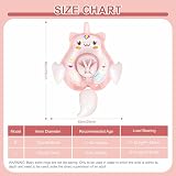 YAAVAAW Unicorn Inflatable Baby Float with Canopy 3-36 Months Pink view 2