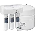 Whirlpool WHER25 Reverse Osmosis (RO) Filtration System With Chrome Faucet | Extra Long Life | Easy To Replace UltraEase Filter Cartridges, White