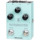 MOOER Harmonier Vocal Effects Processor Guitar Voice Pedal Vocal Stompbox Microphone Amplifier for Live Singing Streaming Recording (MVP2)