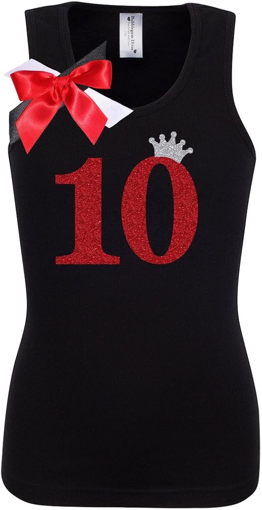 glitter birthday girl shirt