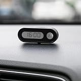 DollaTek 2 In 1 Car Clock Thermometer Night Display ABS Dashboard Clock view 3