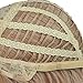 Lady Miranda Blonde Mixd Ash Blonde Wig High Density Heat Resistant Synthetic Hair Weave Full Wigs for Women (Blonde&ash Blonde
