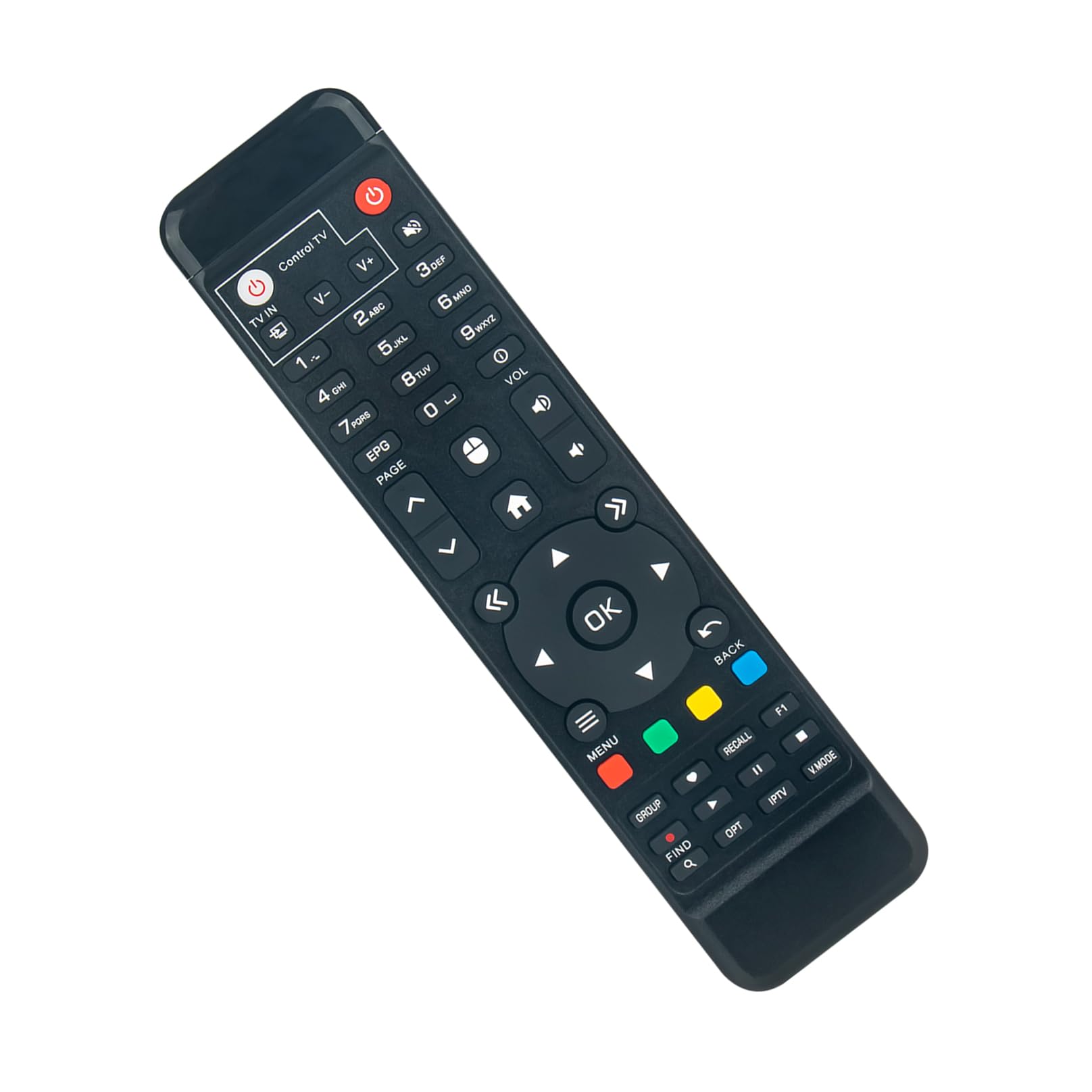 A6 A9 Replacement Remote Control -VINABTY-fit for Amiko Set Top Box remote control A6 A6N A6N MAX A9 RED A9 BLU LX800 A5M One 5G