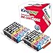Kingway PGI-250 CLI-251 PGI-250XL CLI-251XL Compatible Canon 250 251 Ink Cartridge for Canon PIXMA MX922 MG5520 MG5420 MG6620 MG5620 IP7220 IX6820 MG6420 Printer (2 Set+2BK)