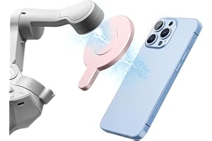 Aerbeis Magnetic Phone Clamp for DJI, Adapter Mount for DJI Gimbal Stabilizer Osmo Mobile 6/ OM 5/ OM 4/ OM 4 SE, DJI OM Accessories Fit for Magsafe iPhone Android Smartphone