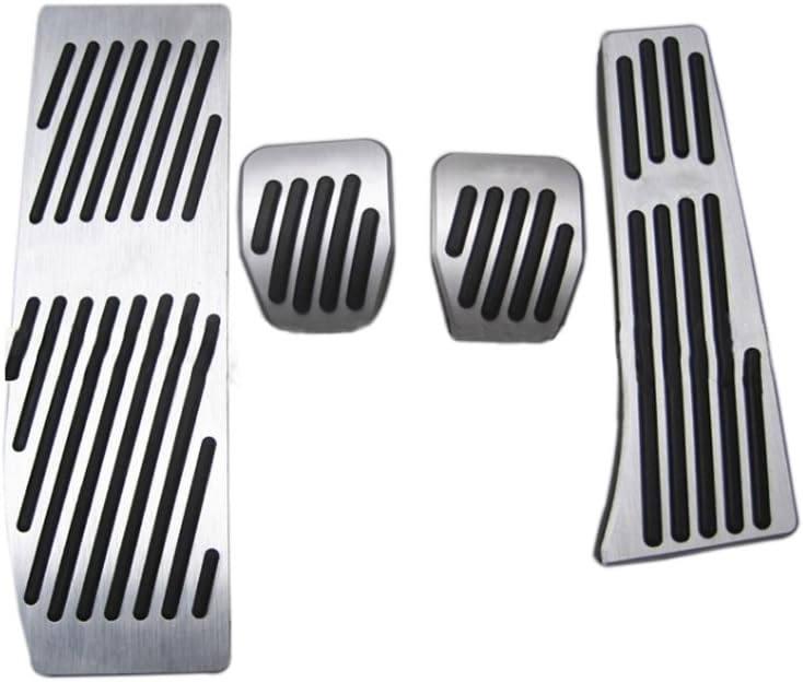SLONG Brake Pedals for BMW X1 E30 E36 E87 E46 E90 E91 E92 E93 No Dirll Gas Fuel Brake Aluminum 4Pcs
