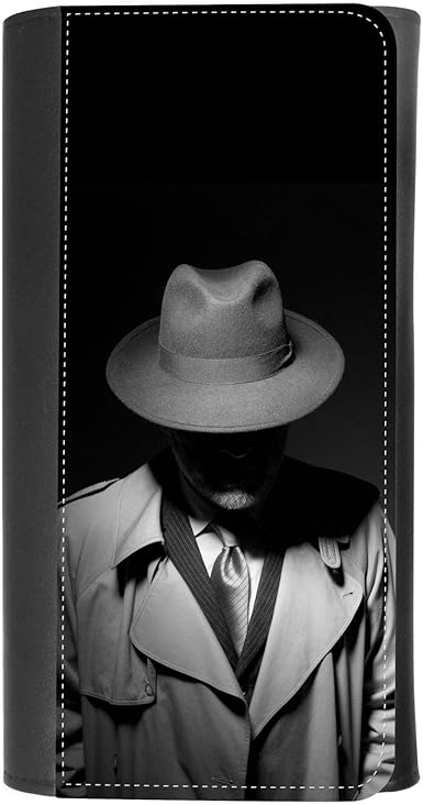 fedora hat and trench coat