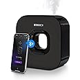 MEIDI Waterless Essential Oil Diffuser - Bluetooth Cordless Aromatherapy Diffuser with App Control, Smart Timer Setting, Hang-up Design and Wide Coverage for Home, Office, Hotel and SPA - Black