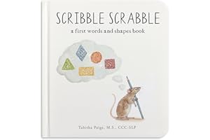 Scribble Scrabble: A Board Book of First Words and Shapes for Growing Minds (A Wishy Washy Sequel)