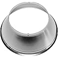 Fire Sprinkler Escutcheon Skirt, Standard 401 Style Escutcheon Pendant Skirt Chrome Plated, Works with Standard 401 Style Cup and Retrofit 2 Piece Cup, Fire Sprinkler Skirt