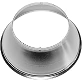 Fire Sprinkler Escutcheon Skirt, Standard 401 Style Escutcheon Pendant Skirt Chrome Plated, Works with Standard 401 Style Cup