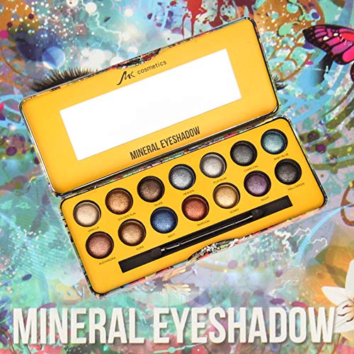 Sdoo 14 Colors Matte Pearl Light Eye Shadow Powder Palette Matte Eyeshadow Cosmetic M (Multicolor) - Thumbnail 6