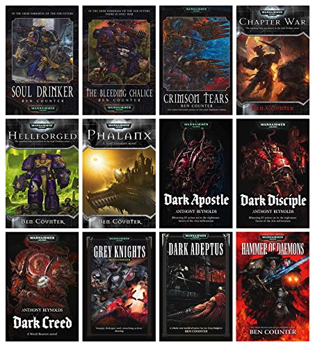 Warhammer 40,000 [40K] - Soul Drinkers, Word Bearers & Grey Knights Collection of 12 Books