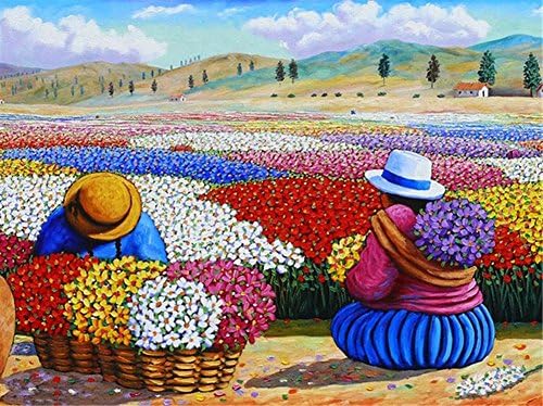 Full Square Diamond 5D DIY Diamond Painting Old Couple Embroidery Cross Stitch