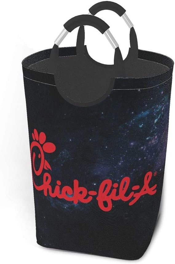 eneric ChickFilA Logo Large Laundry Hamper Bag with Handles