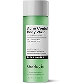 Geologie Acne Control Body Wash | Fresh Eucalyptus | 2% Salicylic Acid + 1.5% Glycolic Acid | Clears Body Acne & Prevents Breakouts | For Men & Women | No Benzoyl Peroxide | 8.4 oz