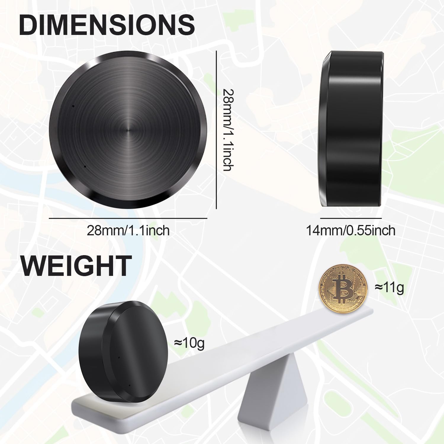 Mini GPS Tracker for Vehicles: Tracker Device for Vehicles No Subscription No Monthly Fee GPS Tracker for Car Kids Dogs Trucks Magnetic GPS Tracking Device (GF11-5)