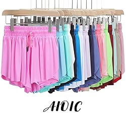 Girls Butterfly Shorts Kids Flowy Shorts 2-in-1