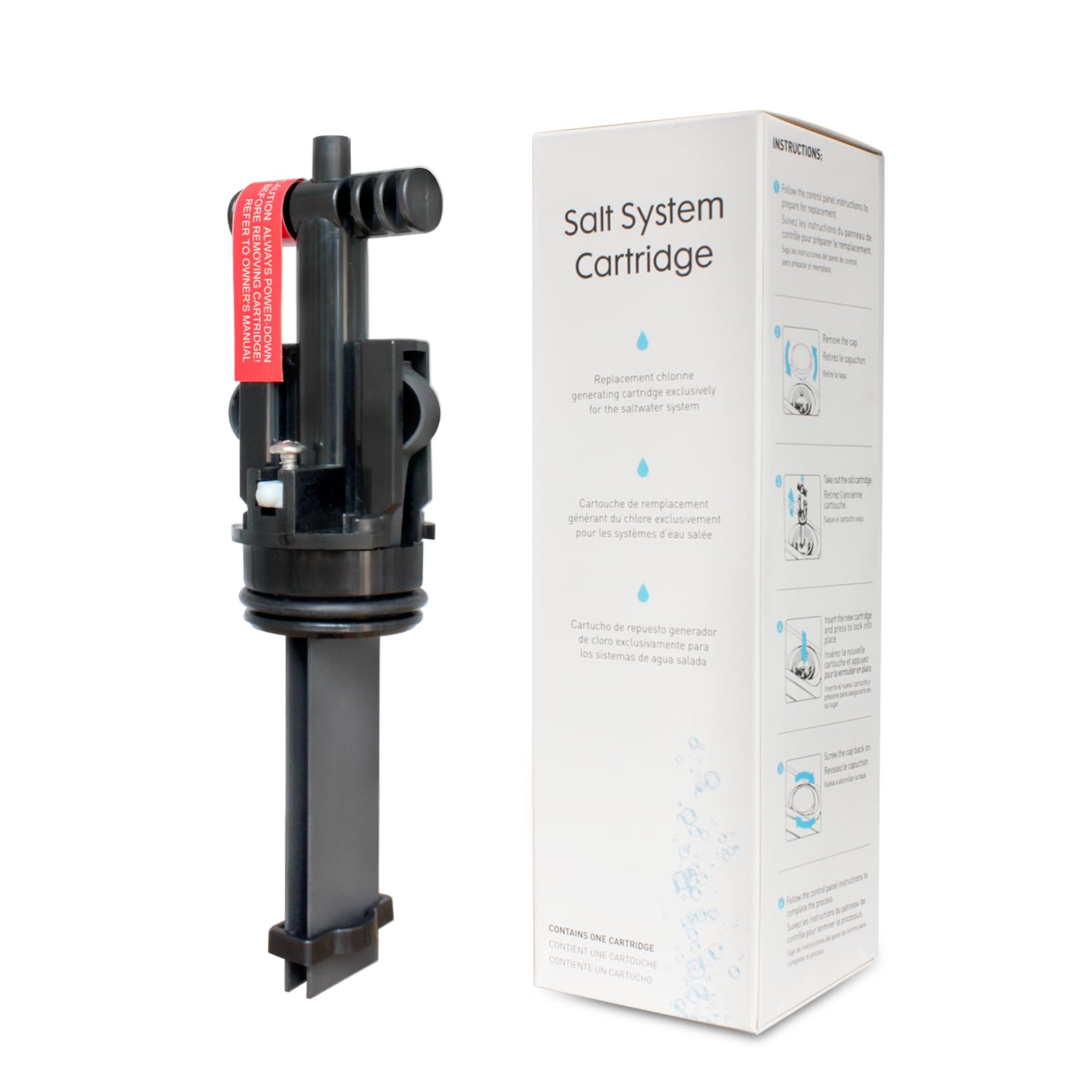 Photo 1 of SHAWLBEAR Salt System Cartridge,Hot Springs Salt Cartridge,Saltwater Sanitizer Cartridge for Hot Tubs,Salt System Cartridge Replacement for Spas,Hot Tubs,1 Pack Lasts Up Three to six Months.