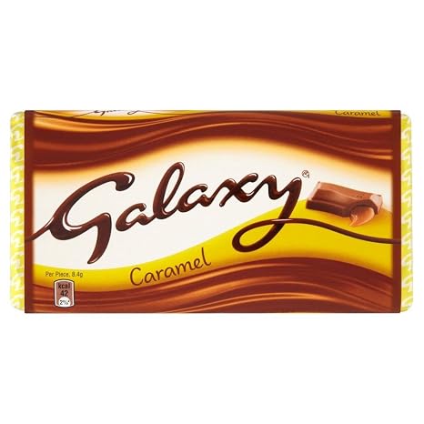 Galaxy Karamell Schokoladen Tafel 135g 2 Er Pack Amazon De