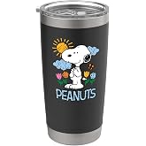 Snoopy Spring Flowers Stainless Steel Insulated Tumbler