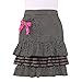 NEOVIVA Vintage Black Waitress Apron with Pocket, Stylish Cotton Waist Apron for Women