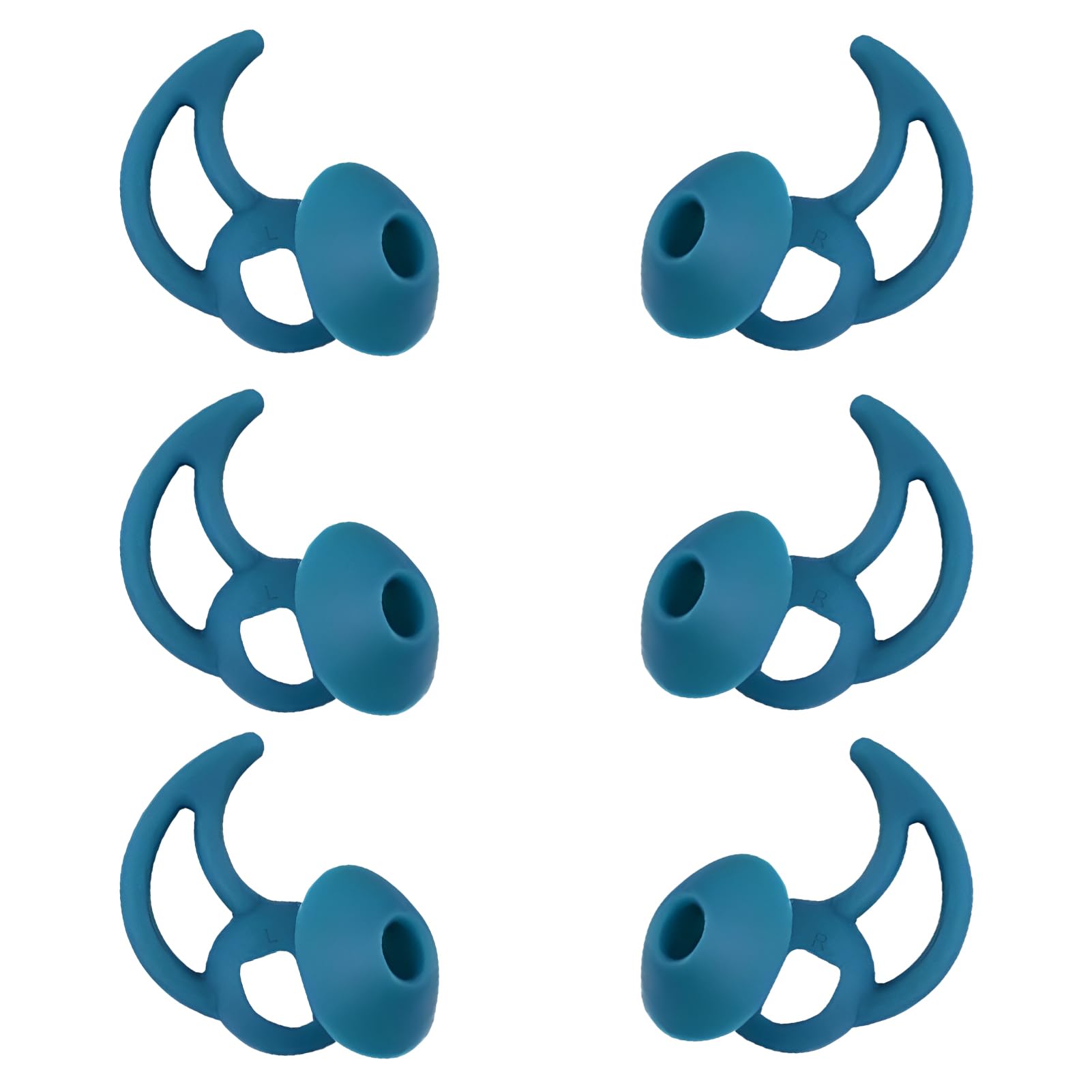 Photo 1 of WKYMY Medium Earbud Tips Silicone Replacement Ear Tips Compatible with Bose Quietcomfort and Sport Headphone Rubber Tips Earbud Cap 3 Pairs