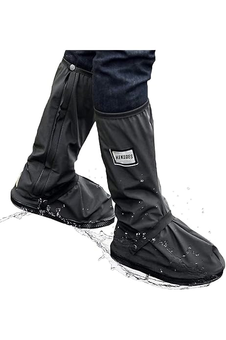 Waterproof Shoe Covers Slip-Resistant Galoshes For Rain Snow