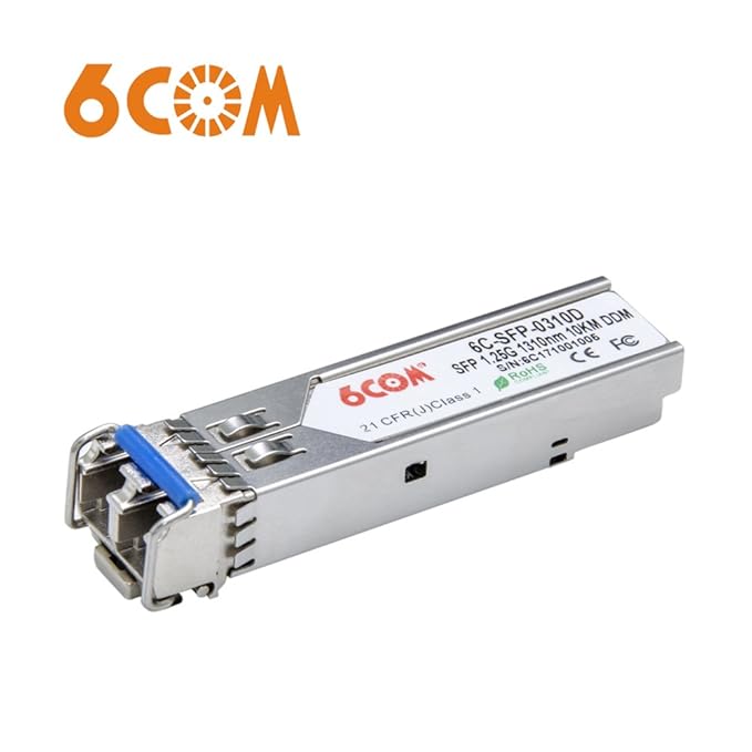 Amazon.com: 6COM 1.25Gb SFP Module for D-Link DEM-310GT, 1000Base-LX ...