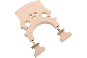 STOBAZA Adjustable Cello Bridge European Maple Wood Instrument Part for Schools Music Training Centers and
