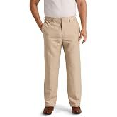 Cubavera Men's Flat Front Linen Blend Dress Pant (Waist Size 30 - 54 Big &amp; Tall)