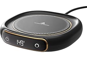 Lerat Coffee Mug Warmer, 3 Temp Settings & Auto Shut Off, Coffee Cup Warmer for Desk, Keep Beverage Warmer for Coffee/Tea/Milk, Coffee Accessories Ideal Gifts for Men Women Parents (No Cup)