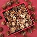 Cooraby 80 Pieces Micro-mini Natural Pine Cones Christmas Natural Pine Cones Ornaments for Home Decoration, Fall and Christmas Crafts