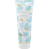 LOLLIA Wish Shower Gel, 8 fl oz, Vanilla Bean, Rice Flower, Jasmine Leaves, & Sugar Cane, Luxury Shea Moisture Hydrating Women's Body Wash, Delicate & Relaxing Scented Bath Soap for Self Care