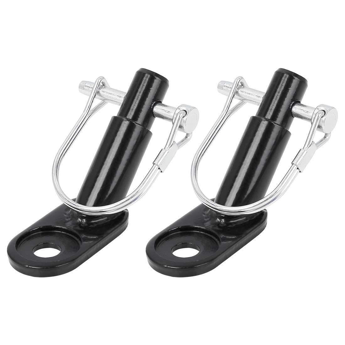 X AUTOHAUX 2pcs Bicycle Trailer Coupler Bike Trailer Hitch Replacement Metal