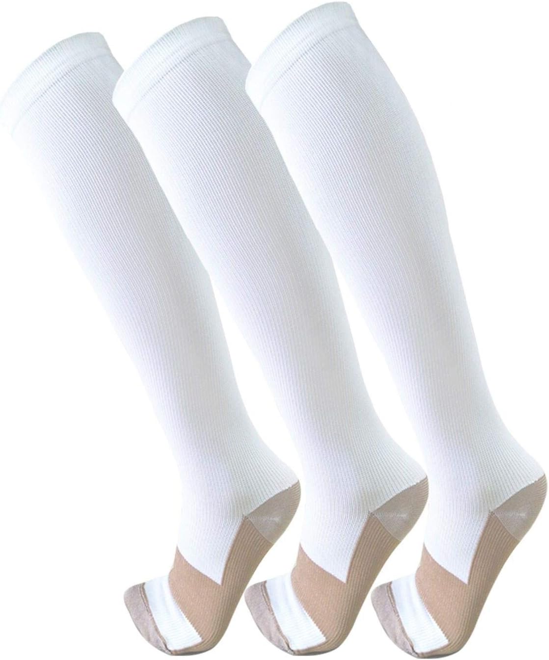 ACTINPUT Compression Socks Stockings for Men & Women - 3/6 Pairs - 20-30 mmHg is Best for Running,Medical,Sports,Flight Travel, Pregnancy