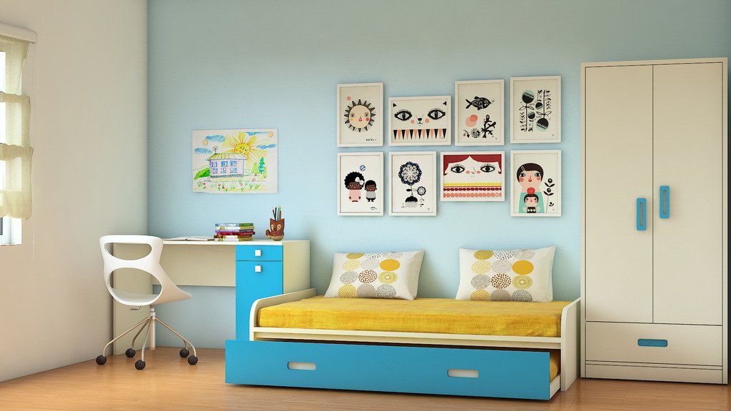 kids wardrobe bed