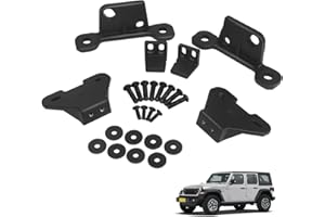 AOTOPARTS Hard Top Mounting Bracket Kits Compatible with Jeep Wrangler JL JLU 4Xe and Gladiator JT 2018 2019 2020 2021 2022 2023 2024
