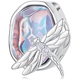 MUNDELL Authentic 925 Sterling Silver Sun Butterfly Heart Moon Lotus Shiny CZ Pendant Charm for Original Charm Bracelet or Bangle