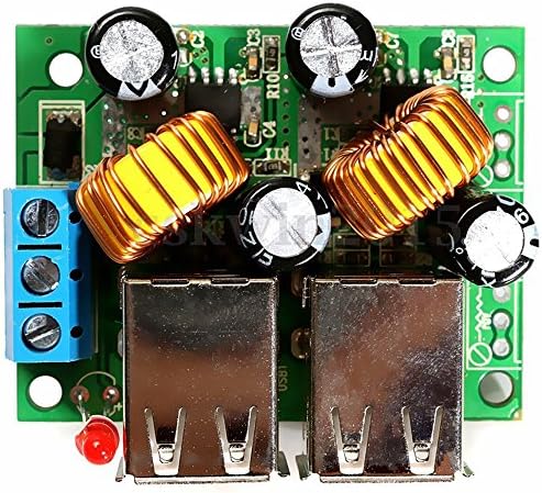 4-USB Port Step-down Power Supply Converter Board Module DC 12V 24V 40V to 5V 5A