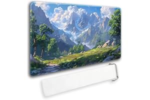MATPYOS Durable MTG Playmat TCG Playmat with Zone and Locking Edges for MTG Gaming - Includes Waterproof Storage Bag (playmat (53),Without Zone)