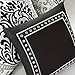 Intelligent Design Senna Comforter Set Full/Queen Size - Black/Gray, Damask – 5 Piece Bed Sets – All Season Ultra Soft Teen Bedding - Great For Guest Room and Girls Bedroom