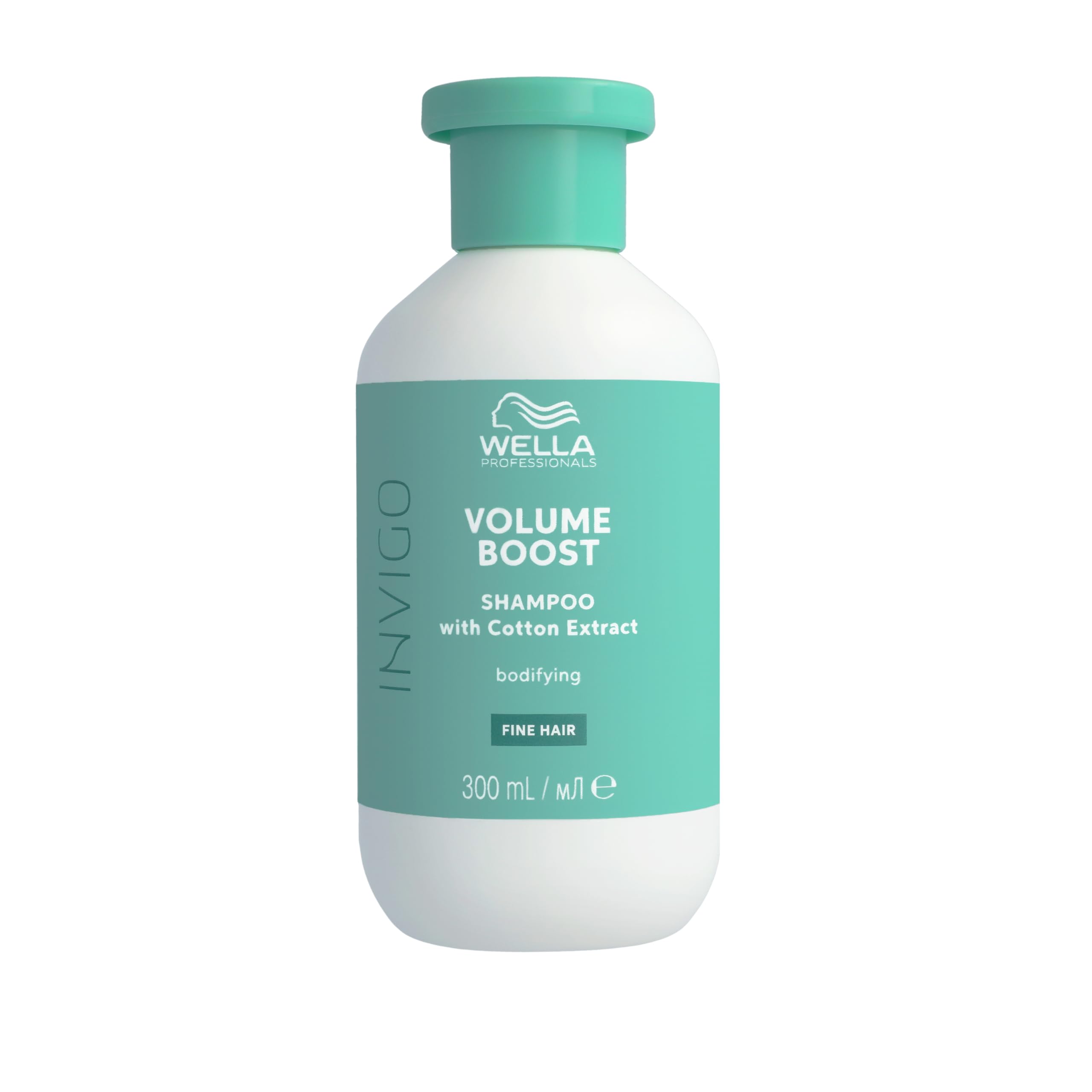 Wella Professionals INVIGO VOLUME BOOST Bodifying Volumising Shampoo - Volume Boost Blend for Normal to Fine Hair - Lightweight Hair Treatment (300ml)