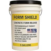 Walttools Form Shield Concrete Form Release Agent &ndash; Water-Based, VOC-Compliant, Non-Toxic Mold &amp; Form Release for Concrete &ndash; Leaves Clean, Bug-Hole-Free Finish &amp; Extends Form Life