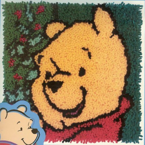 Pooh Christmas Latch Hook Kit